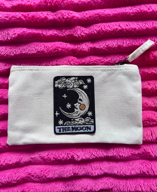 Trousse beige en coton personnalisable L'univers féerique de Fanny