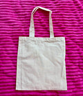 Tote bag beige en coton L'univers féerique de Fanny